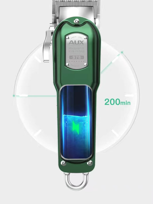 AUX Hair Clipper Oil Head Electric Hair Trimmer Salon-Specific Haircut Electric Clippers Home Engraving Haircut Shaver