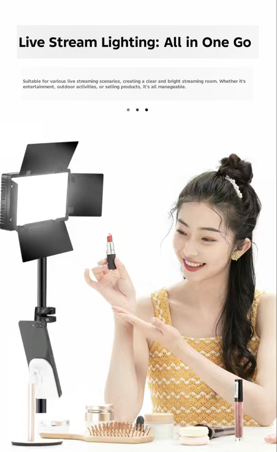 SOMITA SHENTO ST700 live fill light anchor dedicated photography light portable shooting lighting