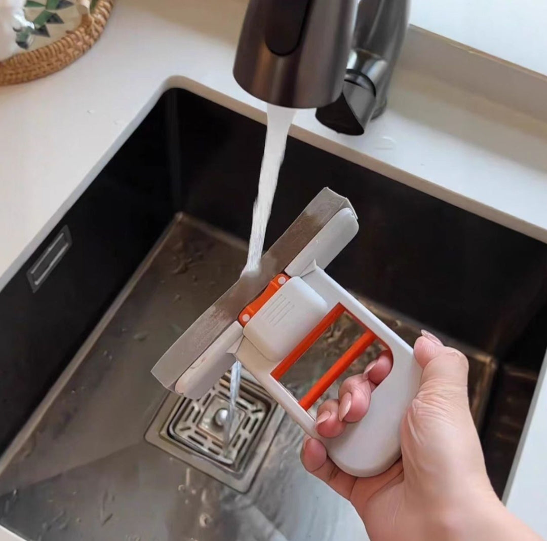 New Foldable Multifunctional Mini Mop for Desktop, Absorbent Cleaning, Hands-Free, Replaces Cloth, Household Cleaning Tool.