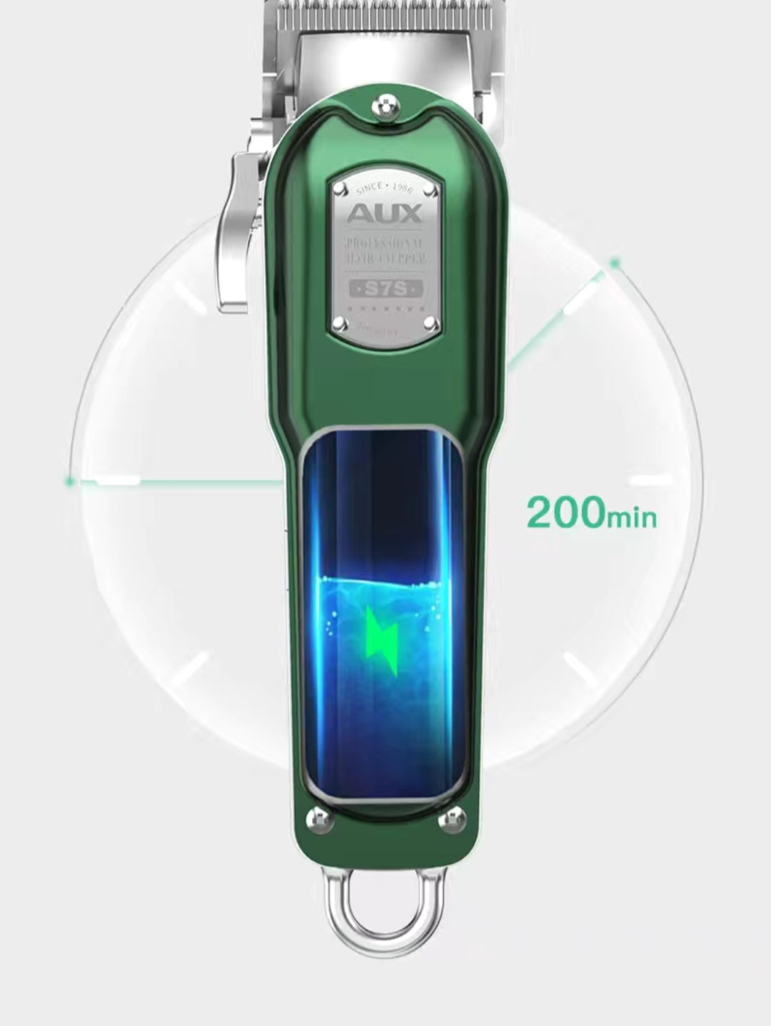 AUX Hair Clipper Oil Head Electric Hair Trimmer Salon-Specific Haircut Electric Clippers Home Engraving Haircut Shaver