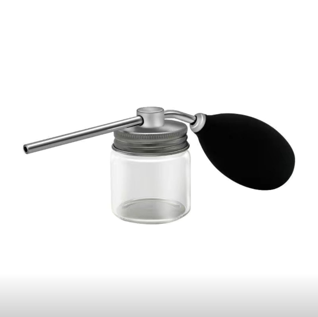 Hair spray powder bottle, hair thickening fiber powder spray bottle, hairline spray, hair replenishing applicator, powder spray bottle tool.