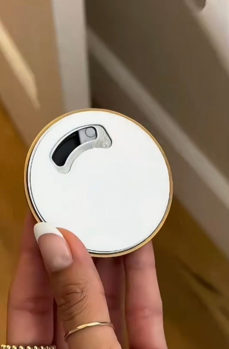 No-drill door stopper, new windproof silent floor suction, mechanical windproof minimalist glass door invisible floor suction, push-press door stop.