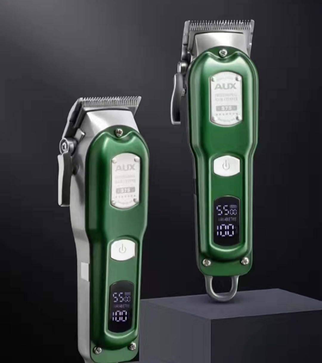 AUX Hair Clipper Oil Head Electric Hair Trimmer Salon-Specific Haircut Electric Clippers Home Engraving Haircut Shaver